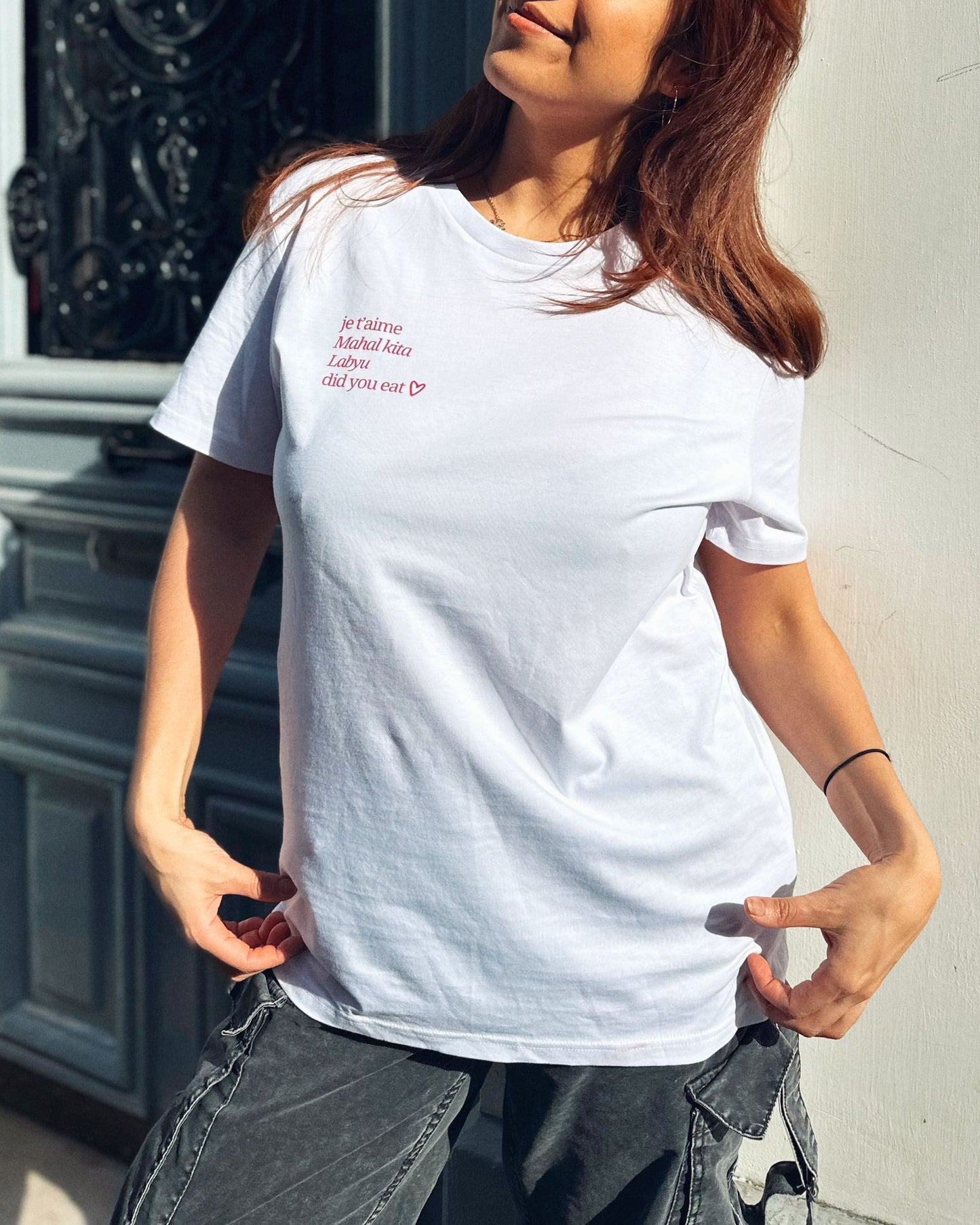 Je t'aime, Mahal Kita "I love you" T-shirt
